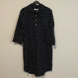 Fox Croft polka dot shift dress size 4